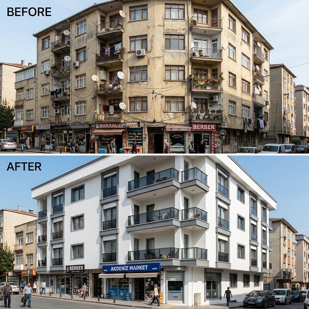 Bina Dış Cephe Yalıtım Projesi – İstanbul